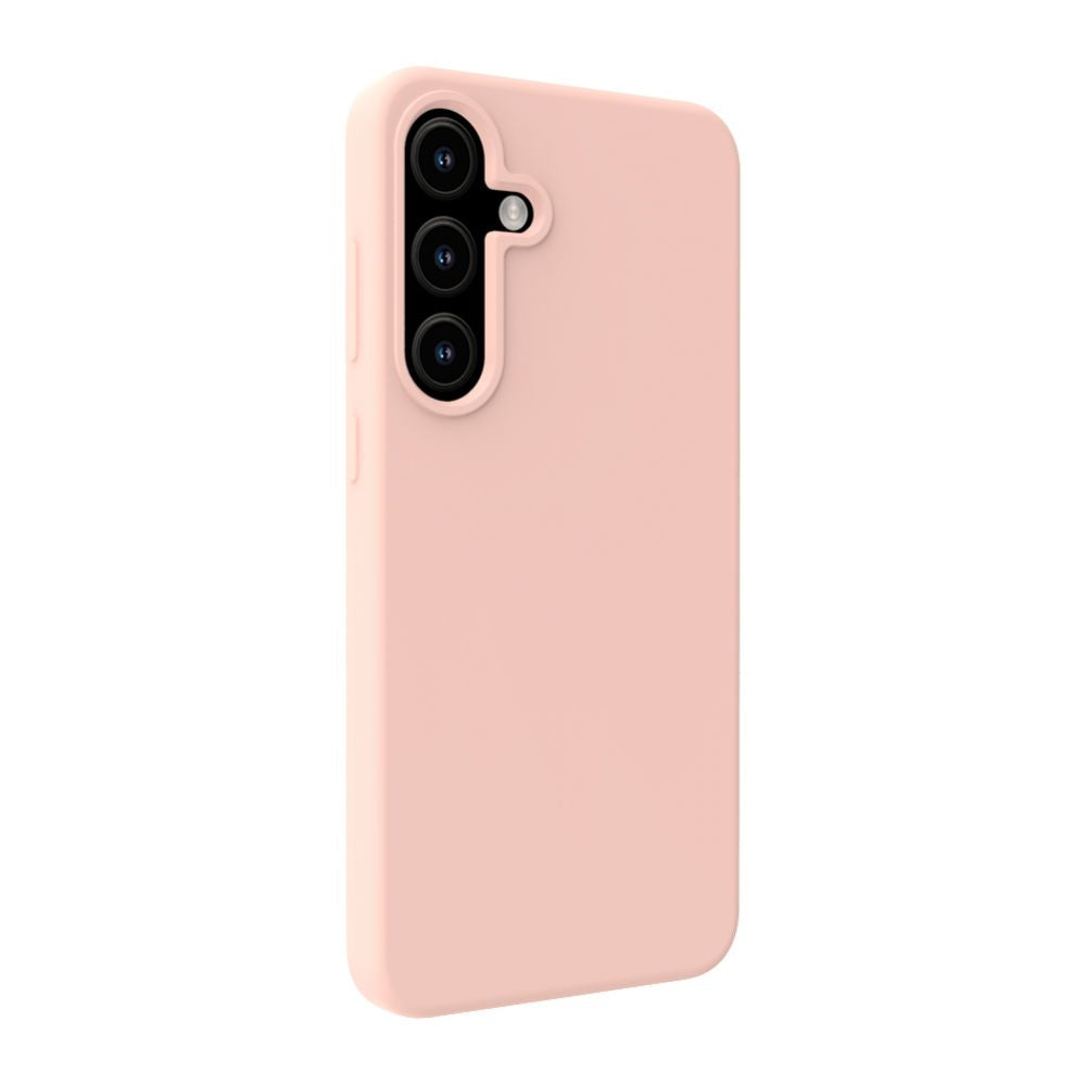 Tagakaaned Evelatus Samsung Galaxy S25 Premium Magnetic Soft Touch Silicone Case Pink Sand