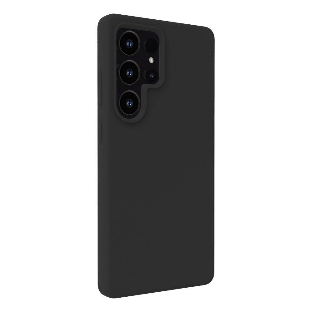 Back panel cover Evelatus Samsung Galaxy S25 Ultra Premium Magnetic Soft Touch Silicone Case Black
