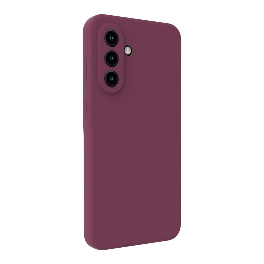Back panel cover Evelatus Samsung Galaxy A36 Premium Magnetic Soft Touch Silicone Case Maroon