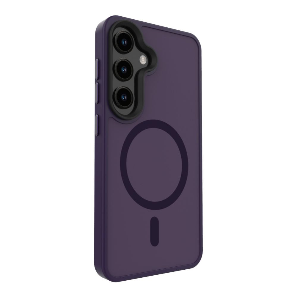Чехол на заднюю панель Evelatus Samsung Galaxy S25 Hybird Case With Magnetic PC+TPU Purple