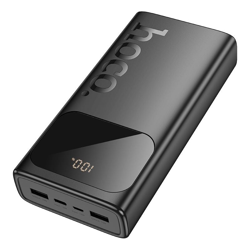 Внешний аккумулятор Hoco  J144A Hymn power bank(30000mAh) SB-A1/USB-A2: 5V/2A USB-C/Micro: 5V/2A Black