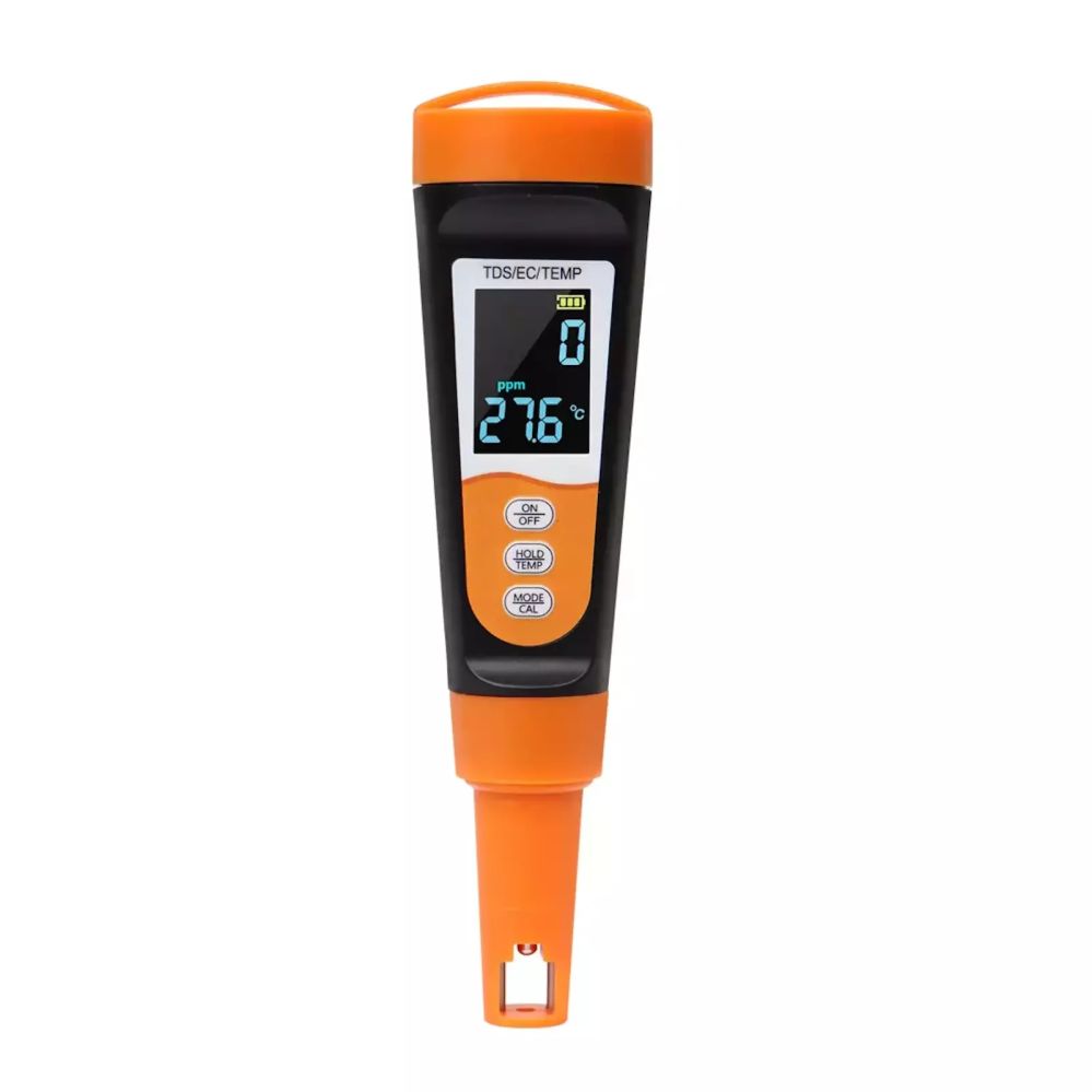Accessories and filters IVY  Aqua Pro series 3in1 Water & Liquid tester TDS / EC Temperature Color LCD screen Black
