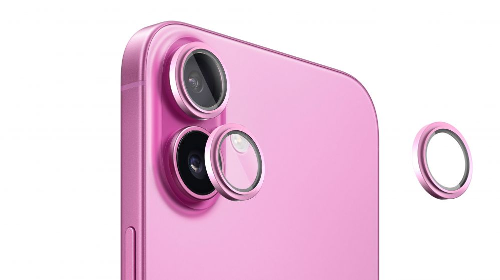 Защитное стекло Evelatus Apple iPhone 16 / 16 Plus Camera Lens Protector Armor Pink
