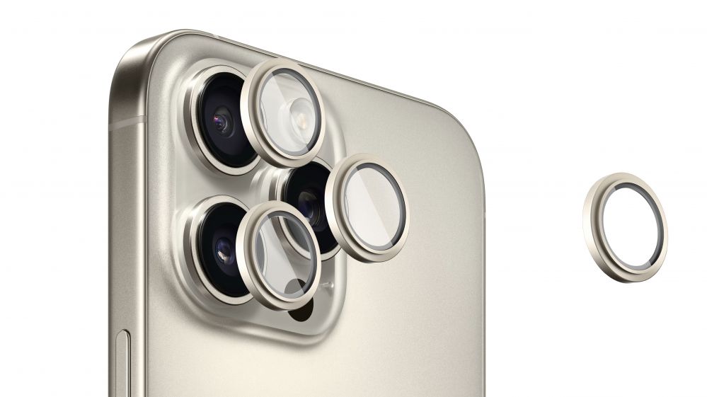Защитное стекло Evelatus Apple iPhone 16 Pro / 16 Pro Max Camera Lens Protector Armor Natural Titanium