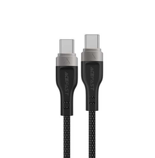 Kaabel Acefast  3in1 Cable Acefast C11-03 USB-C - USB-C 480Mb/s 100W 1.2m Black