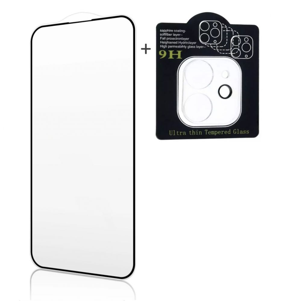 Kaitseklaasid iLike Apple iPhone 13 X2 Super Set 2.5D Edge Full face Tempered Glass + Camera Glass