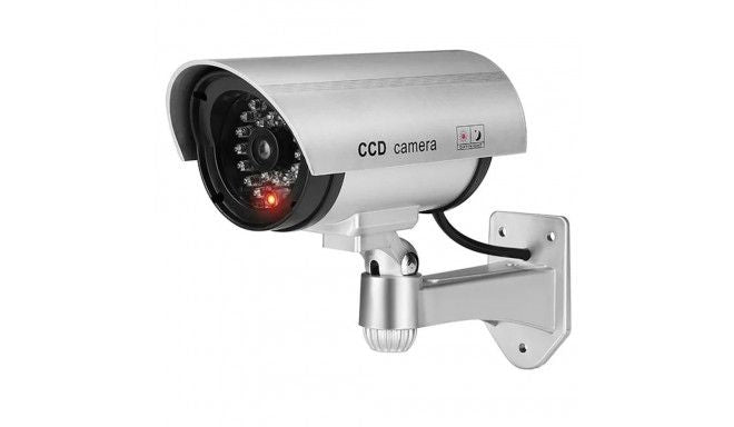 Videokaamera iWear  IR1 CCTV IR Outdoor Home Security Duymmy Fake Camera with flashing red light 2x AA battery Sil