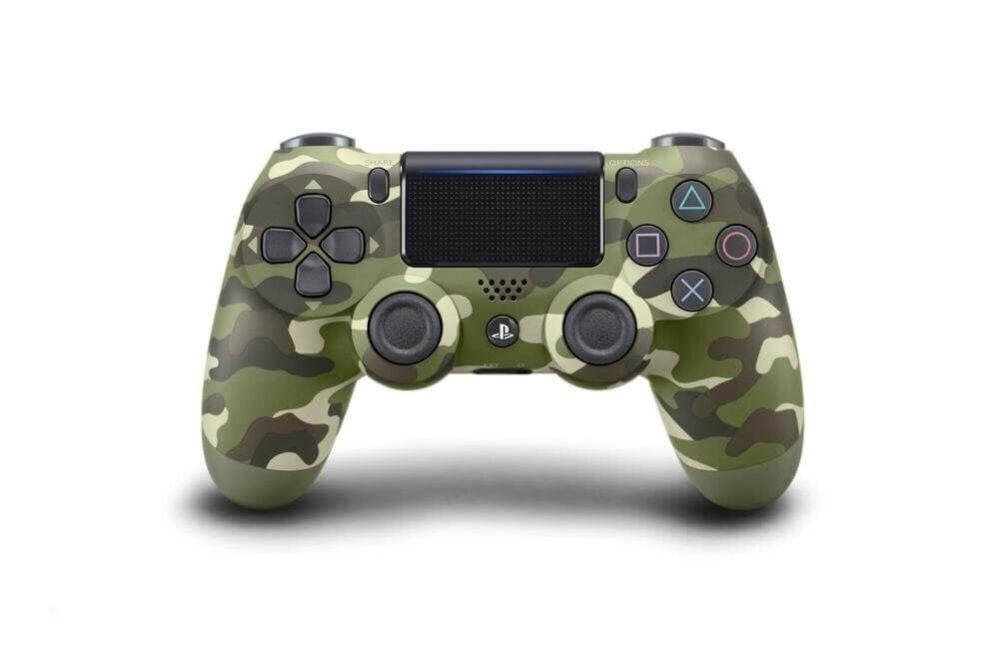 Kontroller GameBox  P4 Wireless Vibration Bluetooth Controller for Play Station 4 / PC / TV / TV Box Camouflage Green