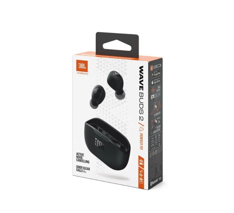 Wireless headphones JBL  Wave Buds 2 Black