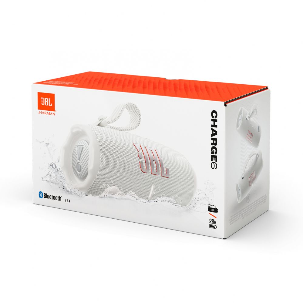 Беспроводная колонка JBL  Charge 6 White