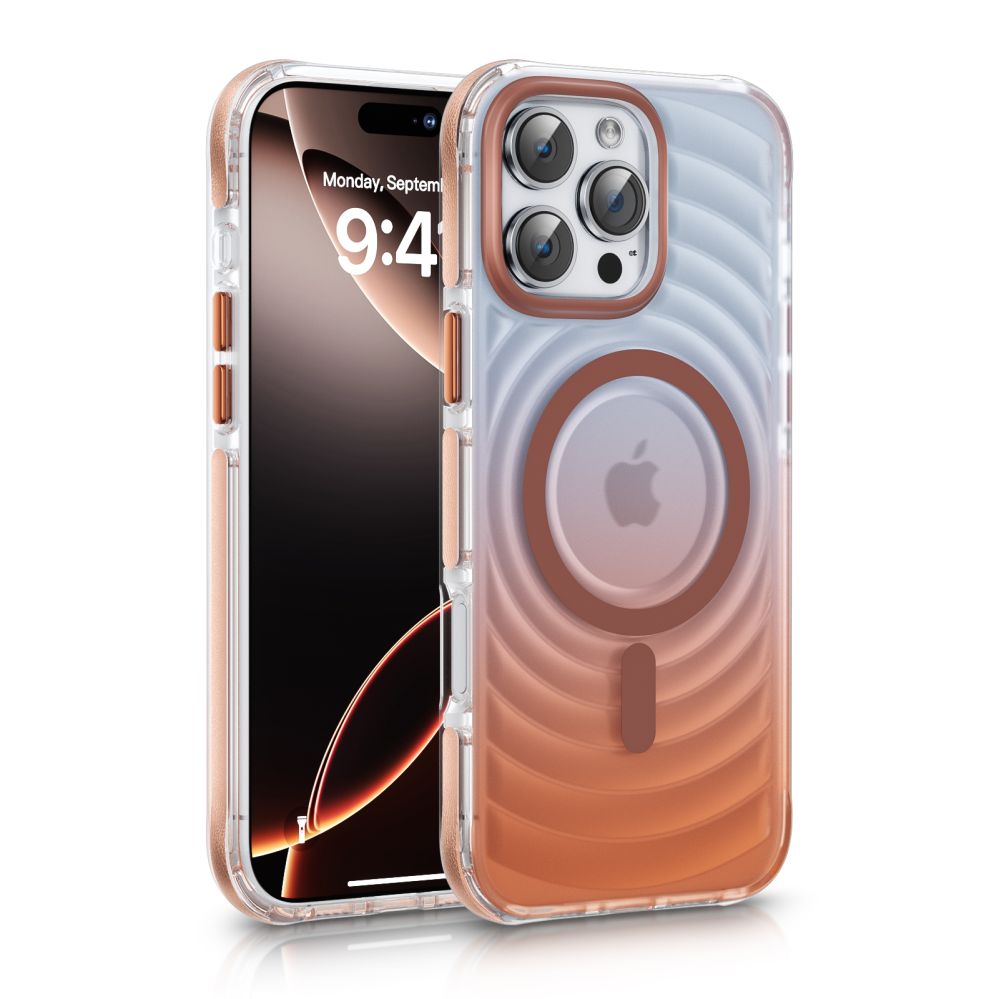Tagakaaned Evelatus Apple iPhone 16 Pro Max EchoWave Clear MagSafe Pink