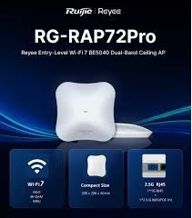 Koduelektroonika Ruijie  RG-RAP72Pro – Reyee Wi-Fi 7 BE5040 divjoslu griestu piek ļuves punkts