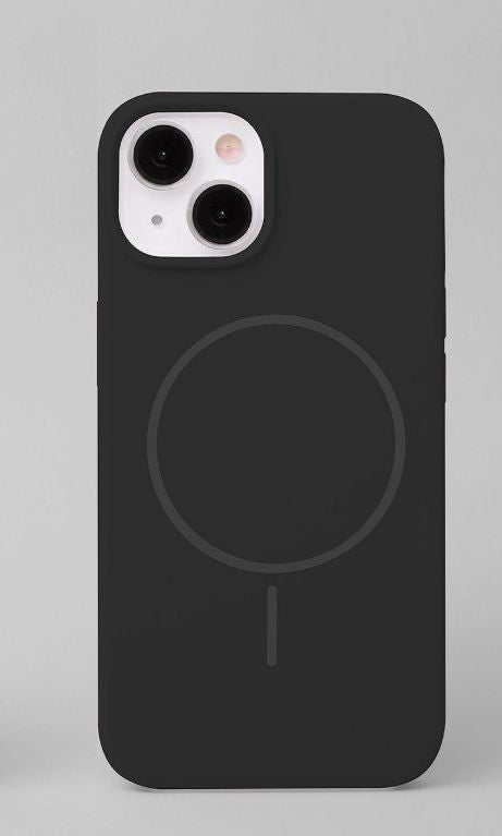 Tagakaaned iLike Apple iPhone 12 / 12 Pro Soft Touch Silicone case With Magnetic Black