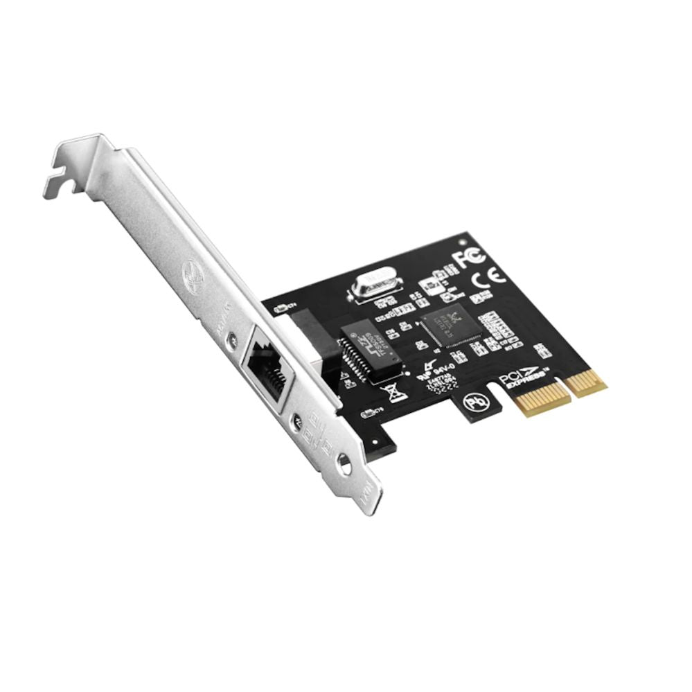 Võrgulülitid Cudy  PE10 NetPro Gigabit Ethernet PCIe Adapter Realtek Chipset Auto MDI MDIX Black