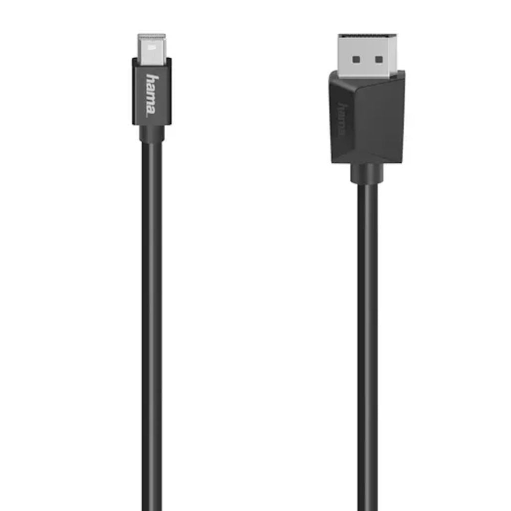 Elektritarbed ja tarvikud Hama  Video Cable, Mini-DP Plug - DisplayPort Plug, Ultra-HD 4K, 1.50 m
