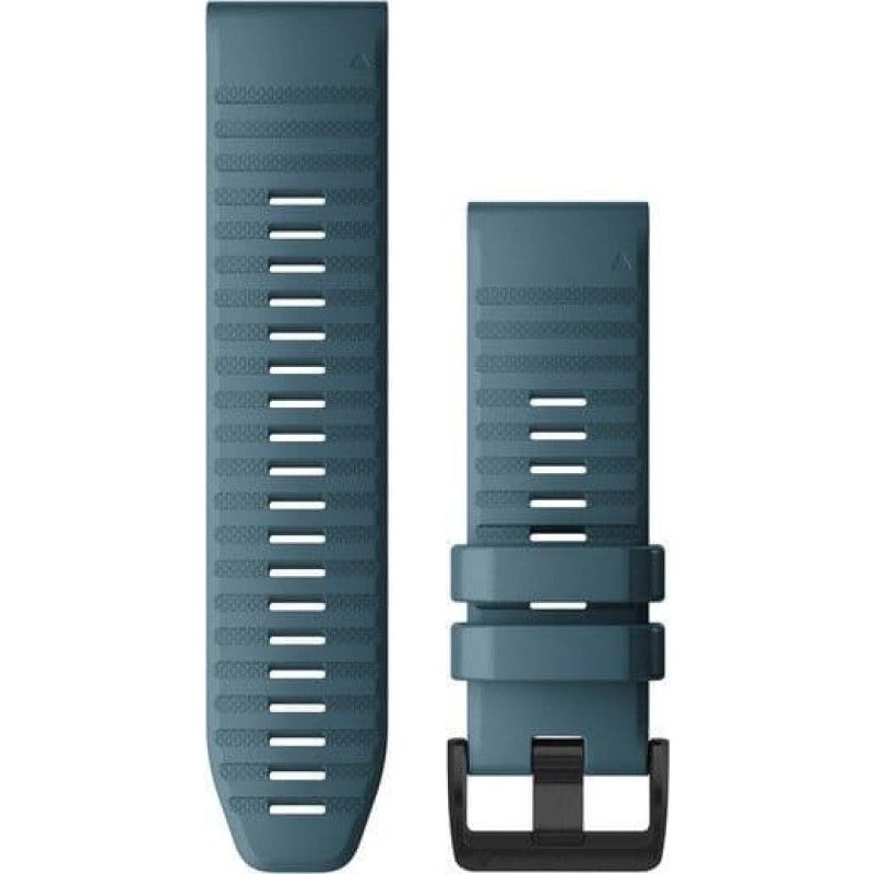 Strap Garmin  Fenix 6X 26mm QuickFit Watch Band, Lakeside Blue Silicone