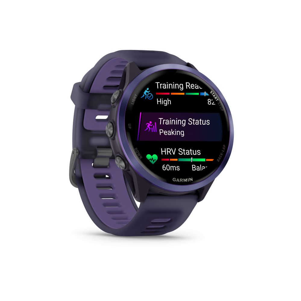 Nutikell Garmin  Forerunner 570 - 47mm, Indigo Aluminium with Translucent Imperial Purple/Indigo Band