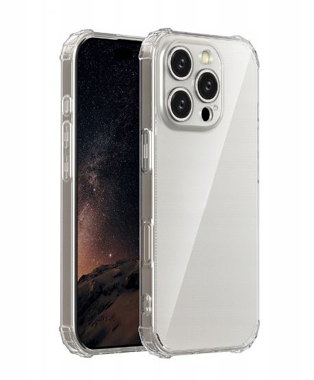 Tagakaaned iLike Apple iPhone 17 Air Anti Shock 1,5 mm case Transparent