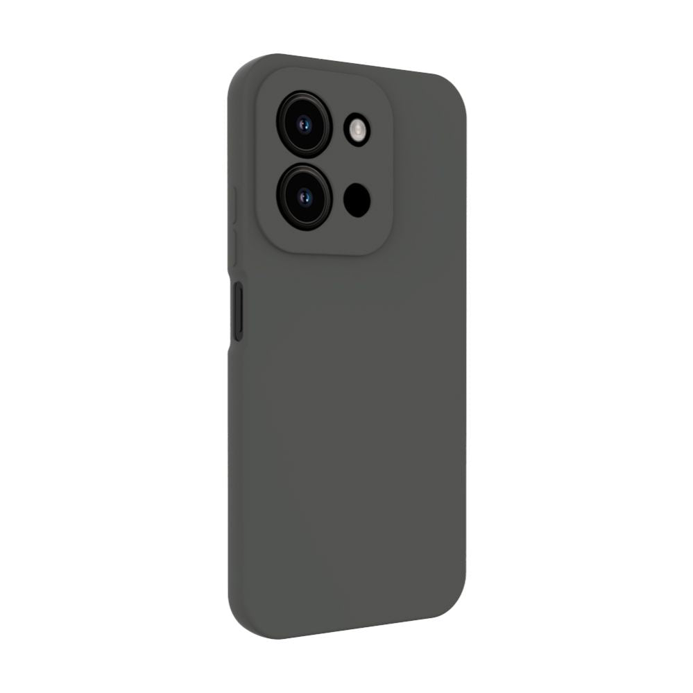 Tagakaaned Evelatus Xiaomi Redmi 15C 4G/5G Premium Magnetic Soft Touch Silicone Case Dark Grey