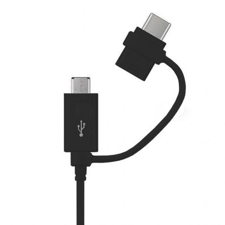 Кабель Samsung  USB 2in1 Combo Type-C & Micro USB Data & Charging Cable 1.2m (OEM) Black