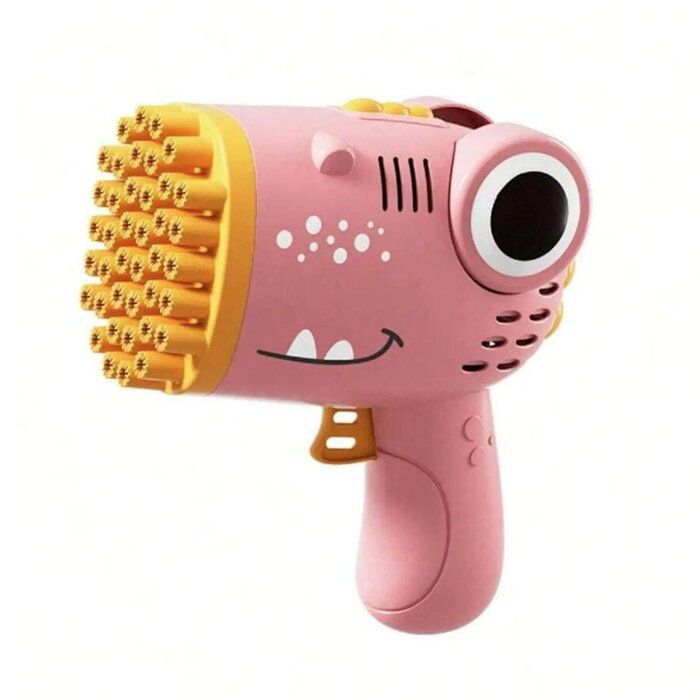 игрушки iLike  Bubble Gun 40 hole Soap Bubble Gun with bottle holder for Indoor Kids Party & Outdoor Games