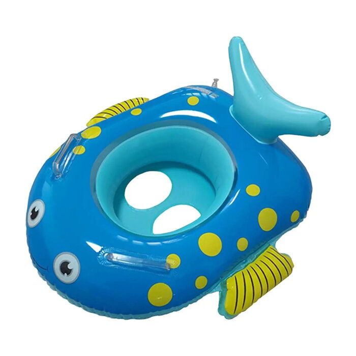 Другой товар IVY  Baby Float Seat 61×59×28cm Inflatable Swim Ring in Fish Shape with Handle Support