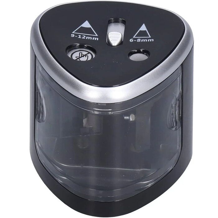 Офисные принадлежности IVY  Tenwin TW8005-3 Electric (6-8mm) pencil sharpener 2x AA battery powered with extra blade Black
