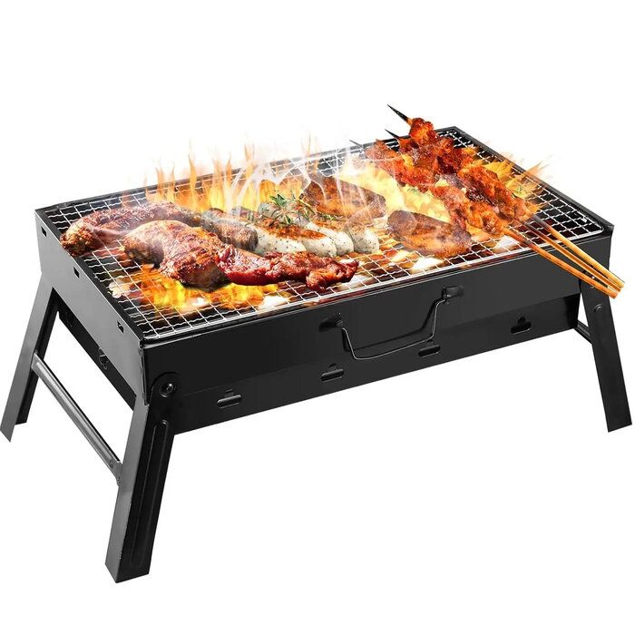 Teine toode iLike  Grillpapa Super Compact Barbeque Foldable Metal Grill 36x29x6.8cm idel for picnic and Camping