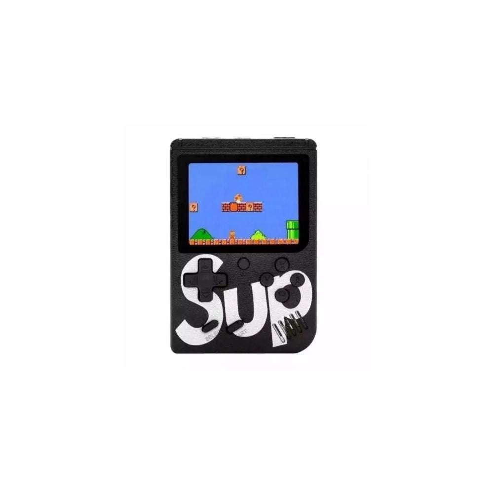 Mängukonsoolid GameBox  R1 8bit Portable Retro Game console with 400 games 3'' LCD with TV RCA cable Black