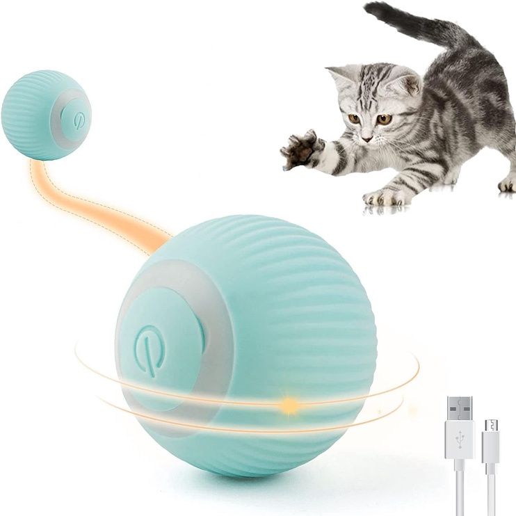 Teine toode iLike  iBL Interactive Pet Toy rolling ball 4.3cm with auto movement / Night LED USB-C rechargeable