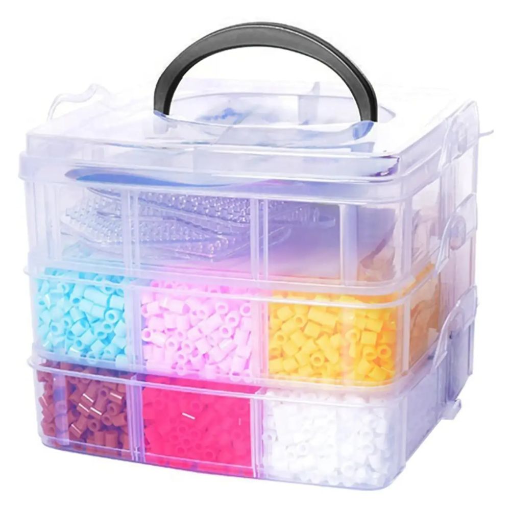 Toys iLike  Ironing Beads Set 6800pcs DIY Melting Beads with Templates Multicolor
