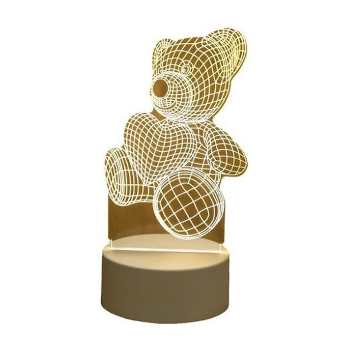 Освещение Elight  ILU 3D Illusion LED Night Lamp with Football Ball  Multi-color Light (25x15cm) USB Powered