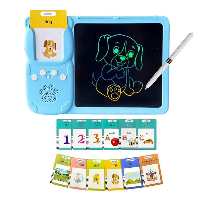 Mänguasjad Kiddyz  Learning Pad with 112 Cards & LCD Board USB Toy for Kids 3–8