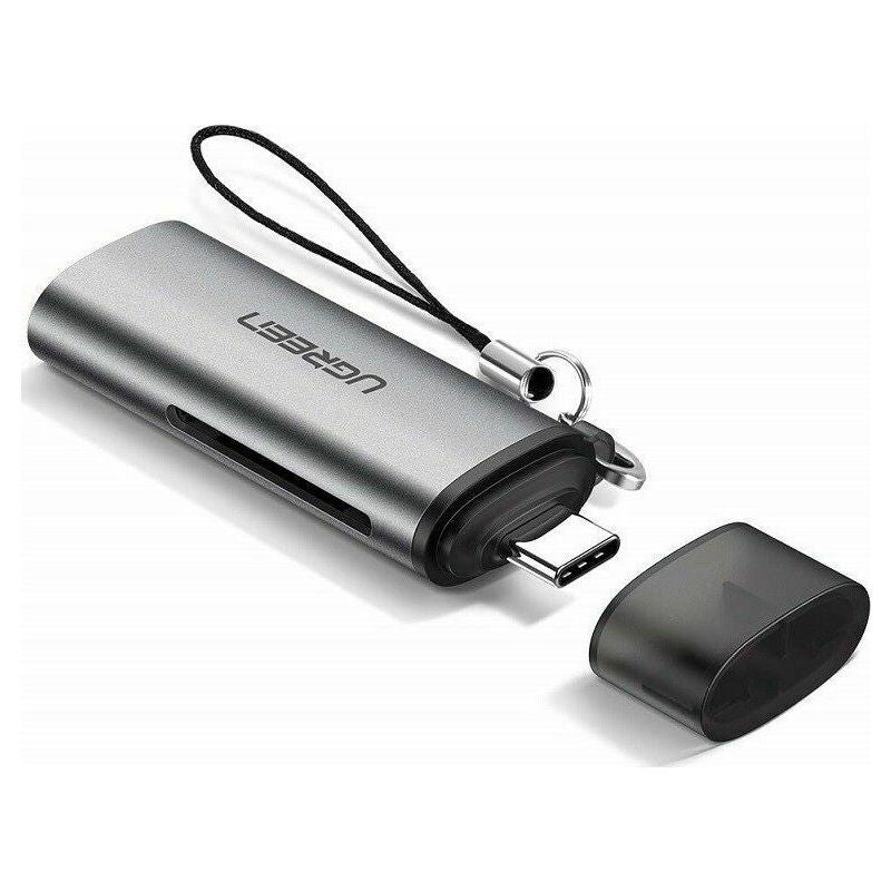 Üleminek Ugreen  UGREEN USB-C Card Reader For TF/SD Grey
