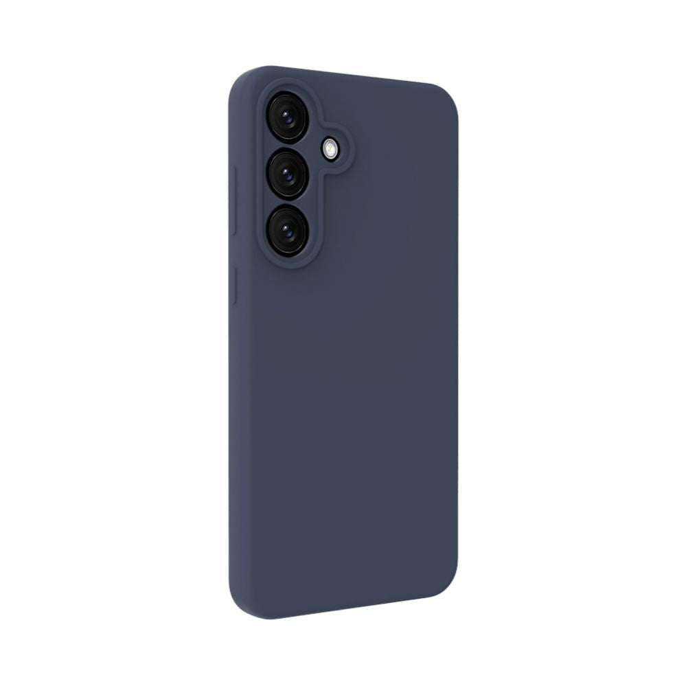 Tagakaaned Evelatus Samsung Galaxy S25 FE Premium Magnetic Soft Touch Silicone Case Dark Blue