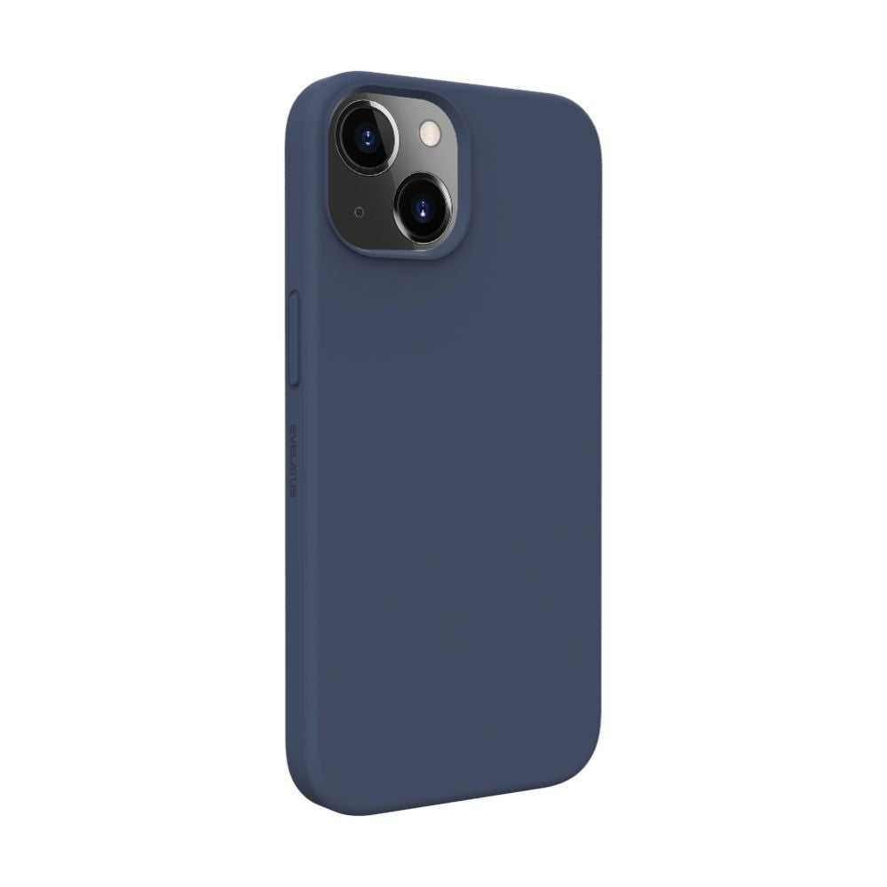 Tagakaaned Evelatus Apple iPhone 14 / 13 Premium Magnetic Soft Touch Silicone Case Dark Blue