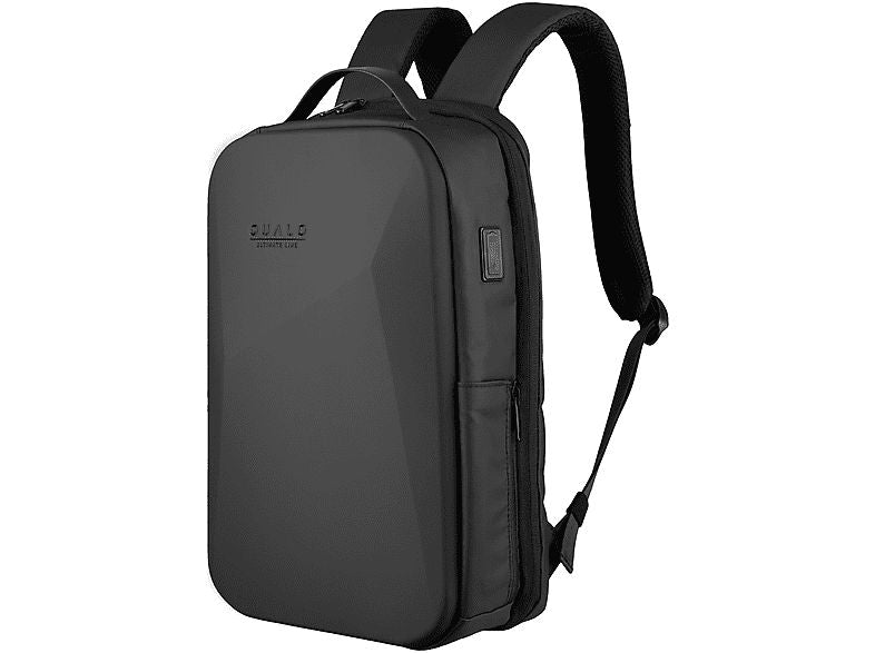 Backpacks QUALO  Laptop backpack Ultimate Line USB-C 15.6 Black