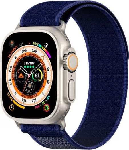 Strap Dux Ducis  Sport Velcro Strap for Apple Watch 42/44/45/46/49MM Blue