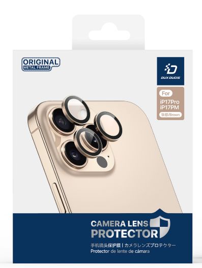 Защитное стекло Dux Ducis Apple iPhone 17 Pro Max / 17 Pro Camera Lens Protector Deep Blue