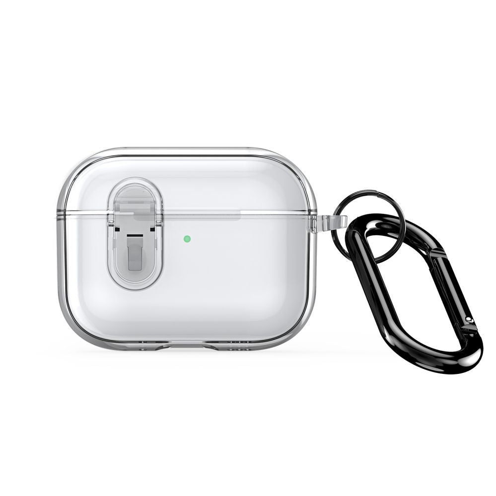 Korpus kõrvaklappidele Dux Ducis Apple AirPods Pro 3 PECL Series PC+TPU Cover with Hook Clear