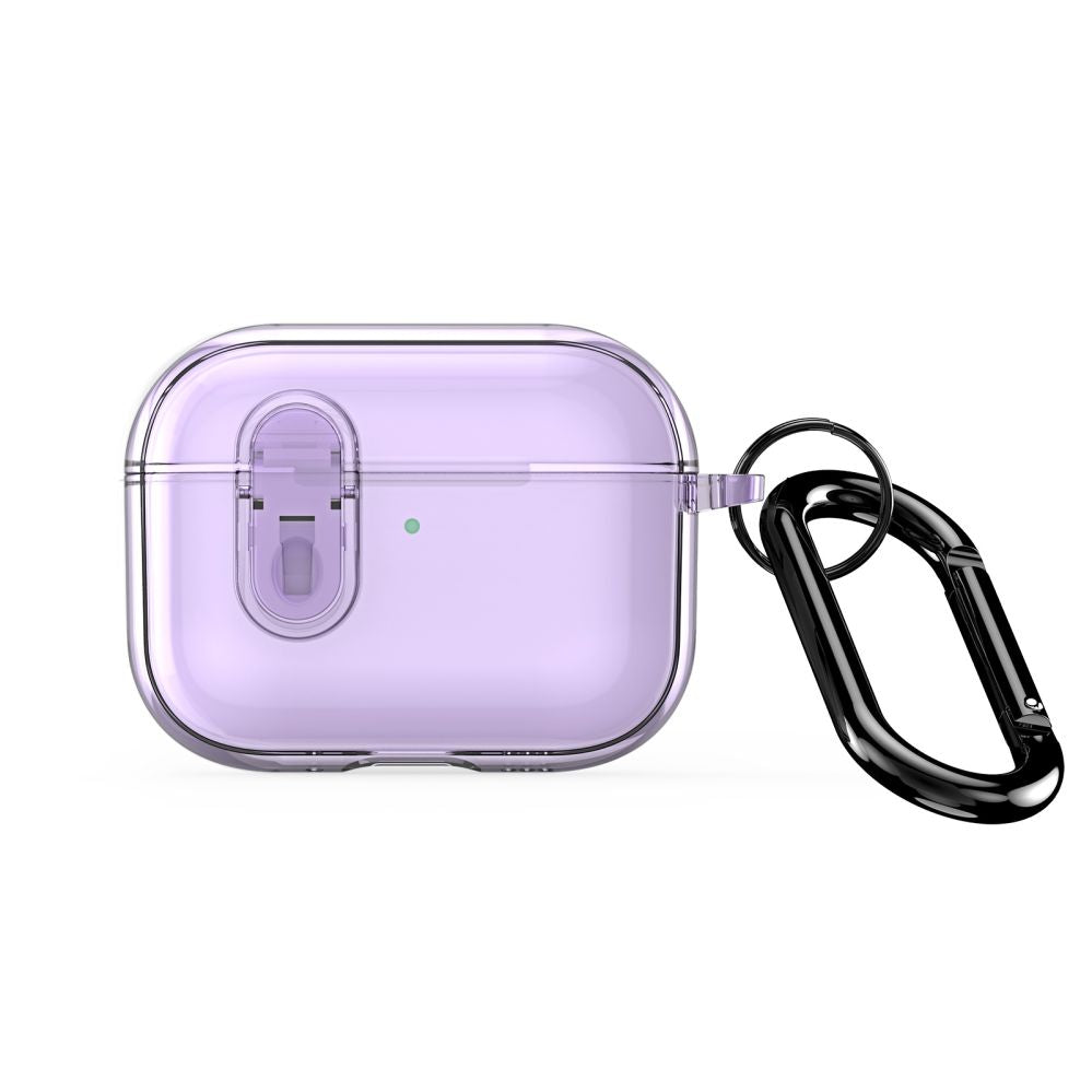 Чехол для наушников Dux Ducis Apple AirPods Pro 3 PECL Series PC+TPU Cover with Hook Purple