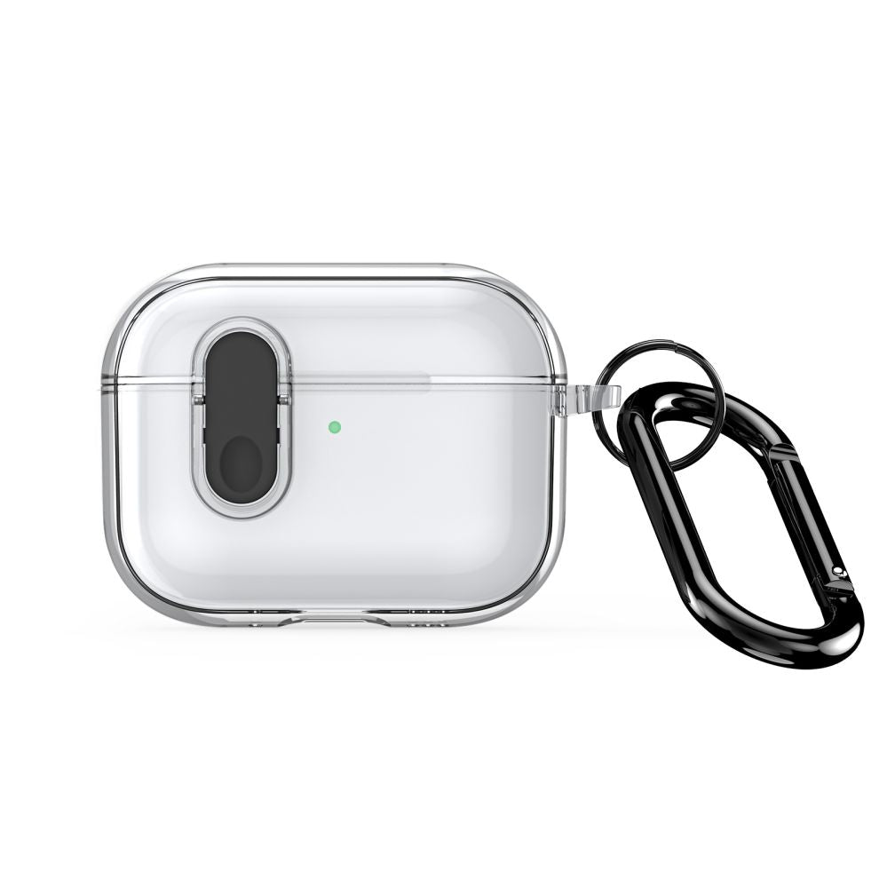 Korpus kõrvaklappidele Dux Ducis Apple AirPods Pro 3 PECL Series PC+TPU Cover with Hook Black Clear