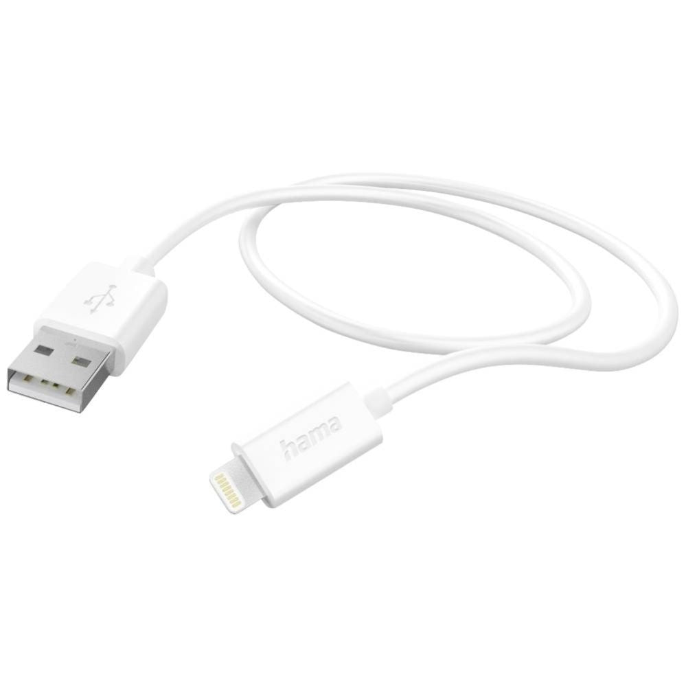 Kaabel Hama  Charging Cable USB-A to Lightning 1m White