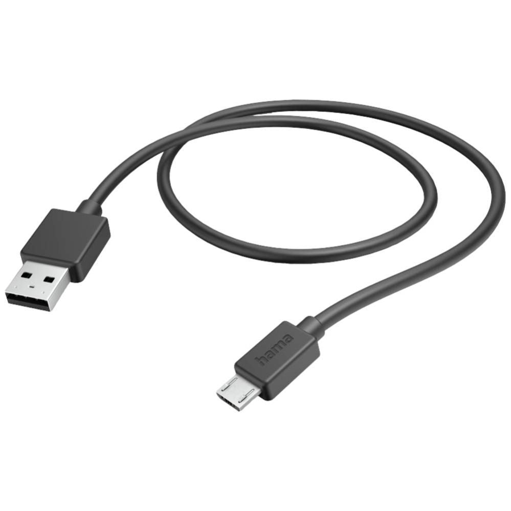 Kaabel Hama  Charging Cable USB-A to Micro USB 1m Black