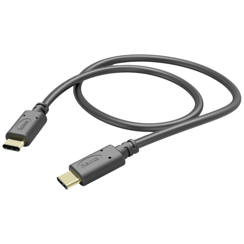 Kaabel Hama  Charging Cable USB-C to USB-C 1m Black