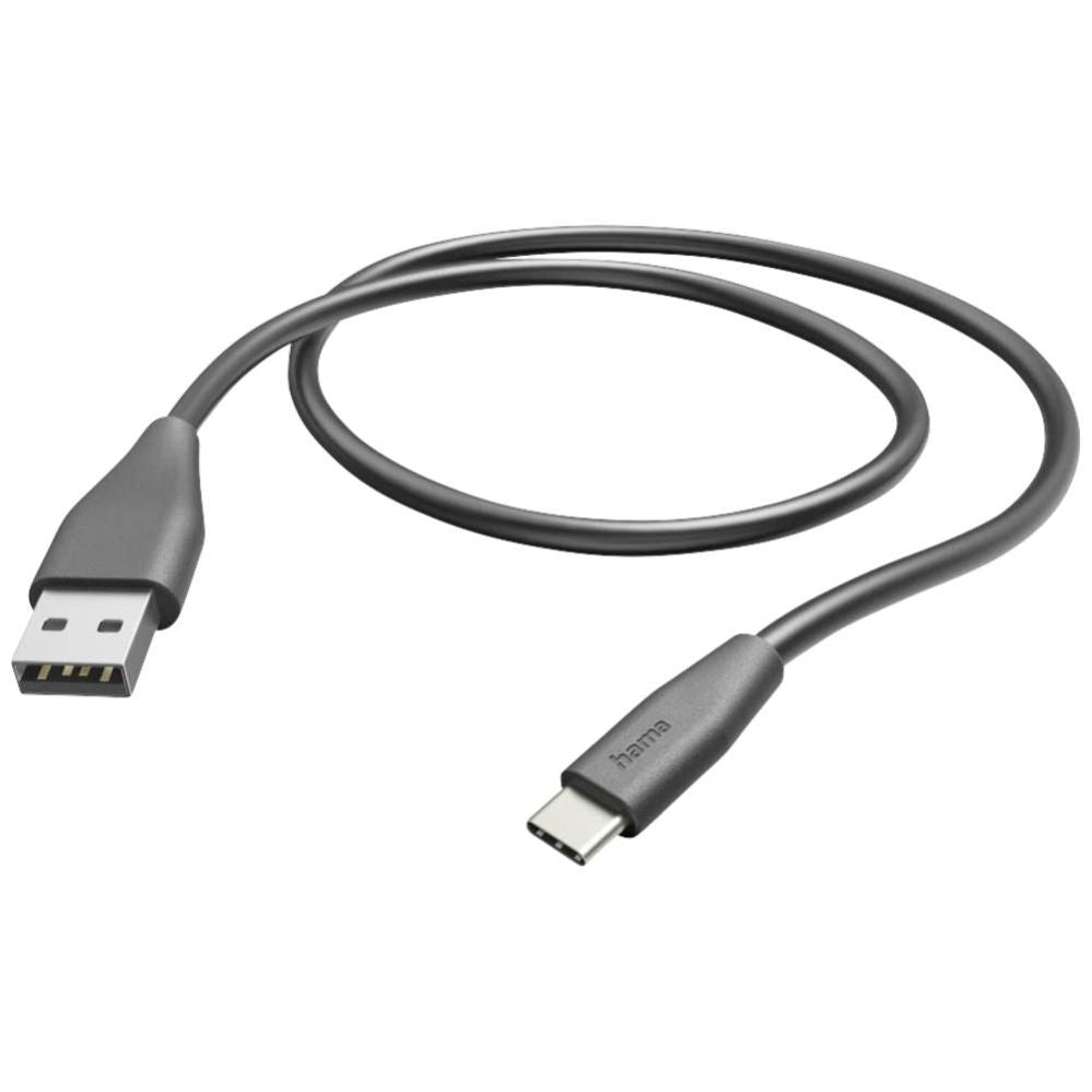 Kaabel Hama  Charging Cable USB-A to USB-C 1.5m Black