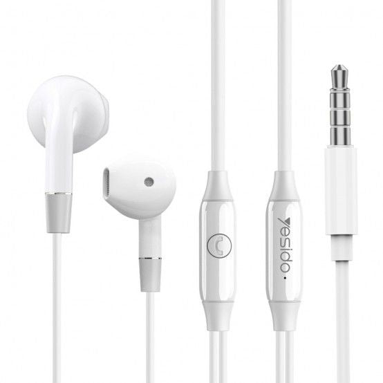 Проводные наушники yesido  3.5mm Earphone YH30 White