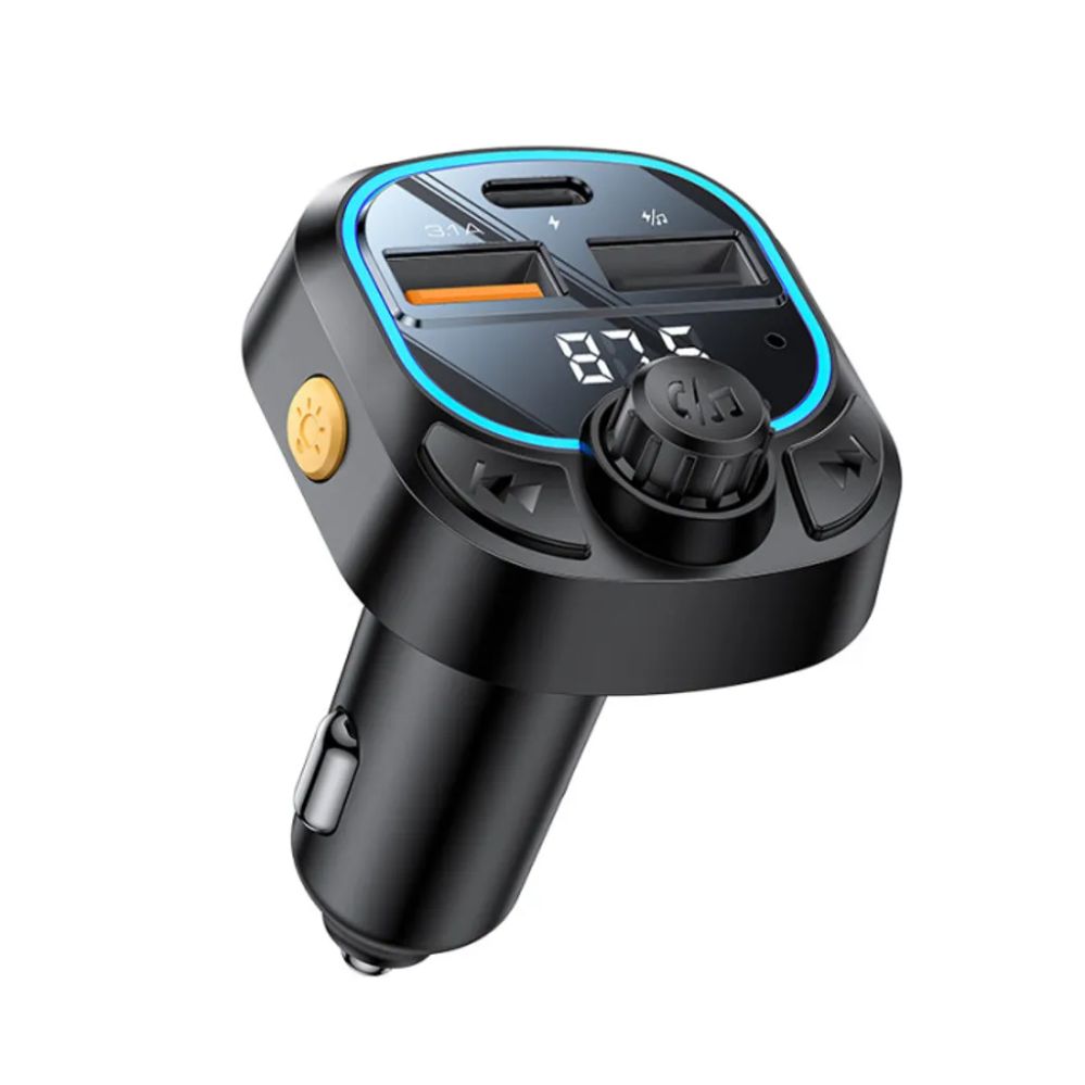 FM модулятор yesido  FM car charger Y70 Black