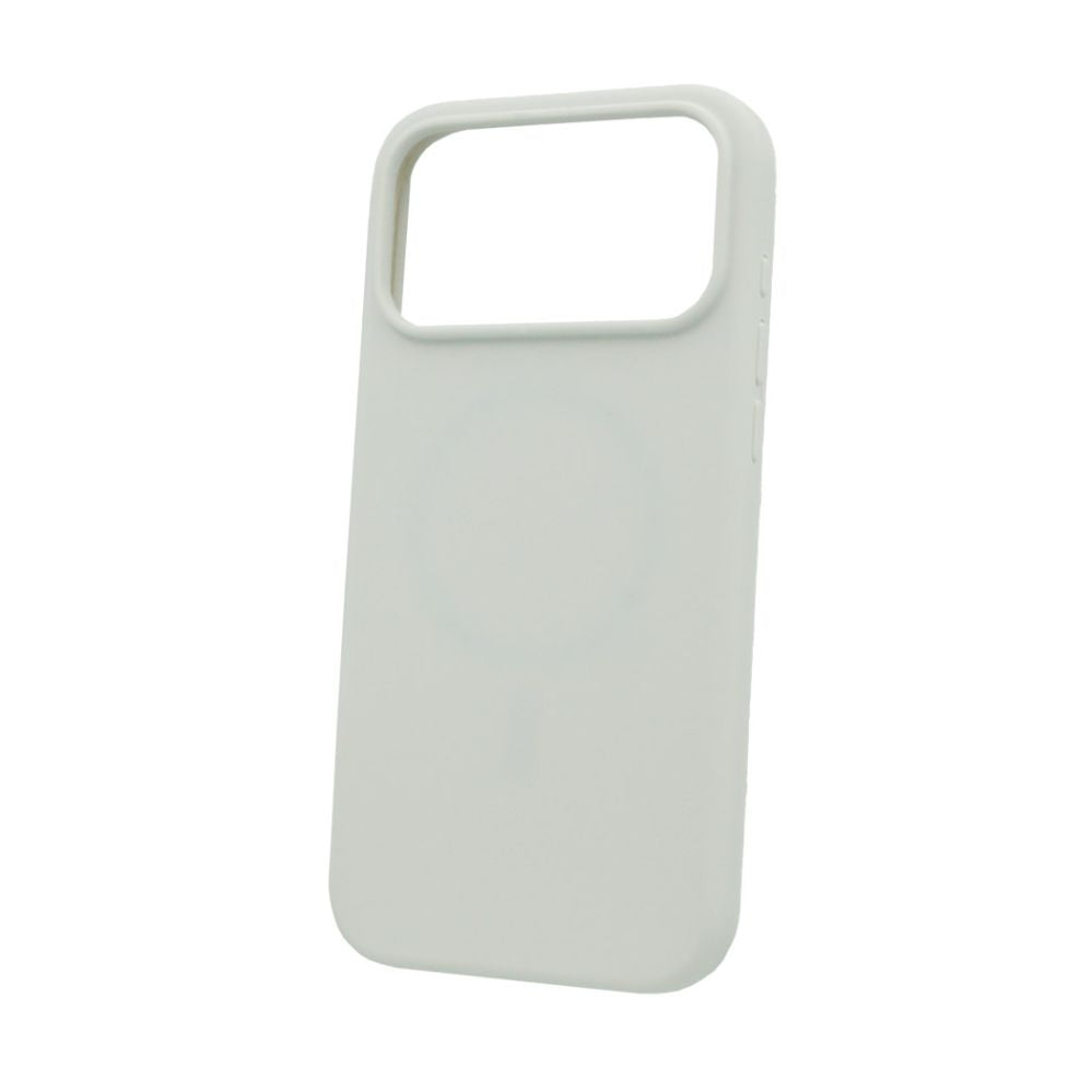 Back panel cover Evelatus Apple iPhone 17 Pro Max Premium Magsafe Soft Touch Silicone Silver