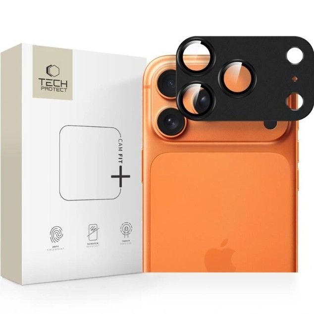 Kaitseklaasid Tech-Protect Apple IPHONE 17 PRO APARATU TECH-PROTECT CAMFULL FIT Black